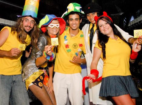 Equipe Bali Hai em clima de Carnaval