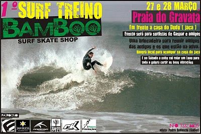 Surf Treino Bamboo vem aí..