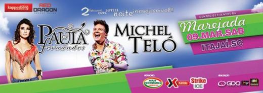 Show nacional com Paula Fernandes e Michel Tel agitam Itaja - Foto: 1