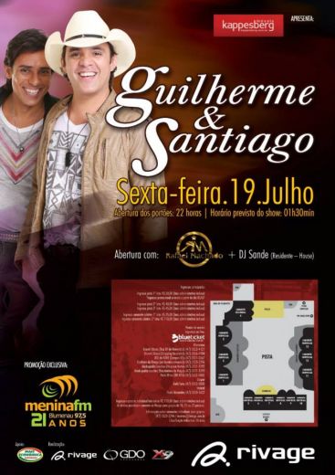 Guilherme & Santiago se apresentam sexta-feira em Blumenau - Foto: 1