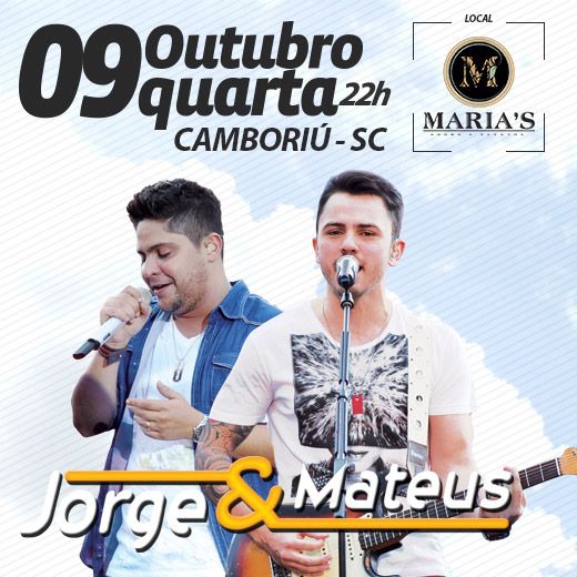 Marias apresenta Jorge e Mateus na quarta-feira, dia 09 - Foto: 1