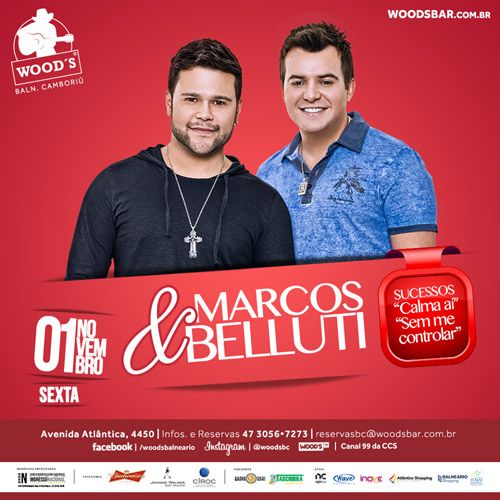 Marcos e Belutti se apresentam no Woods Balnerio Cambori - Foto: 1