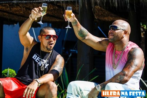 Naldo Benny grava videoclipe com participao do rapper Flo Rida - Foto: 1